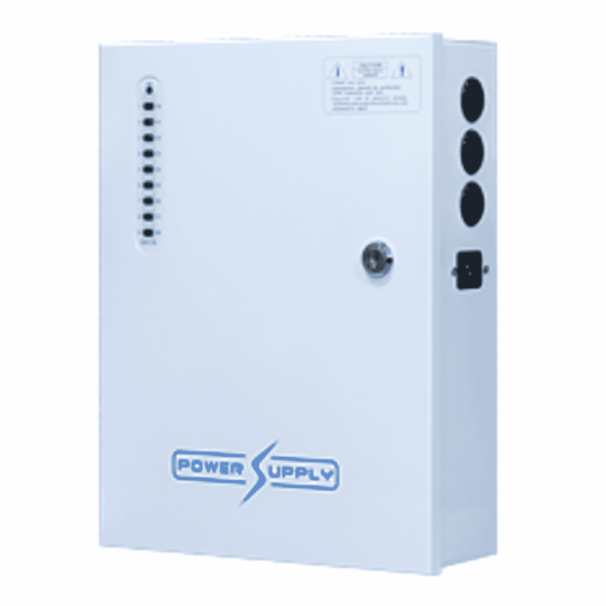 FS-DC121820B - 18-WAY 12VDC 20A METAL CASE POWER SUPPLY BATTERY BACKUP OPTION