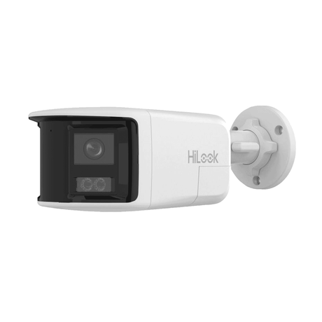 HiLook IPC-B480HAD-LUF/SL(2mm) 8Mp Dual Lens Stitched Wide Angle Smart Hybrid Bullet Network Camera
