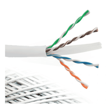 SFX Cables CAT5/PE/305M/WHITE CATEGORY 5E, 4PR UTP WHITE PE