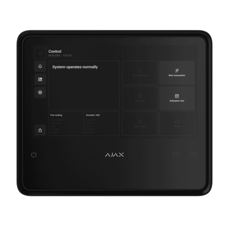 Ajax EN54 Fire Hub Black - 125733.315.BL - WIRELESS CONTROL & INDICATING EQUIPMENT